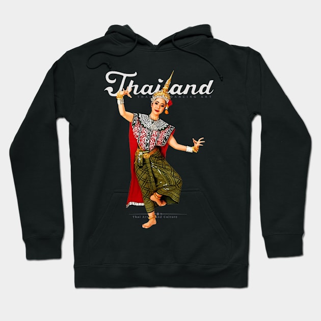 Traditional Thai Dancing Art Hoodie by KewaleeTee